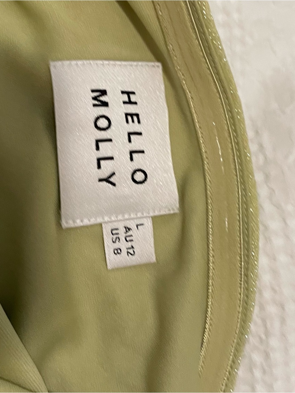 HELLO MOLLY Sage Green dress